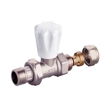 Radiátorszelep előremenő egyenes 1/2"x16 (404301)