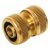 Gyorscsatlakozó, réz 1/2" (BB5201)