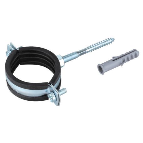 Gumi gyorskötöző + csavar és tipli 1", csőbilincs, (CT-FS11A)