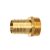 Réz egyenes csatlakozó (toldó)  tömlővéges KM  3/4"/19 mm vastag (EFC-SM3419)