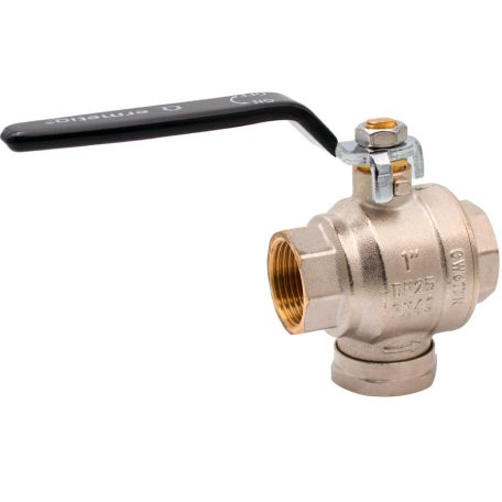 Golyóscsap kezelő karos BB  1",  mágneses szűrővel ellátott (ER-LTFF11)