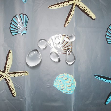 Zuhanyfüggöny-tengericsillagos 180X200 cm (ER-SCE002)