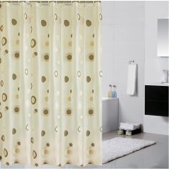   Zuhanyfüggöny-KÁVÉBAB 180X200 Anyag: vízálló PEVA (ER-SCE009)