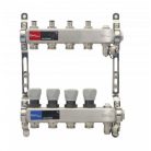 Szelepes Osztó gyűjtő, INOX 4 körös 1”x3/4” osztóvéggel (nem autómata)