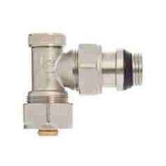   Radiátorszelep visszatérő sarok 1/2"x16 ötrétegű csőhöz, kulcsos (INV-CZ-55-K16)