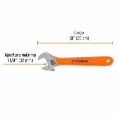 Villáskulcs állítható 10 col (PET-10X)
