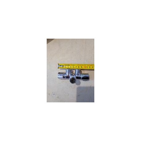 Kerámiabetétes sarokcsap, sarokszelep dupla  1/2"-1/2" (RB-RC1212)