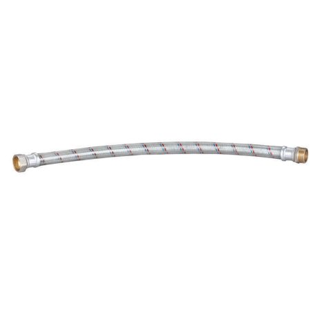 Hidrofor bekötőcső, rozsdamentes acél flexibilis, KB 1" hossza 55 cm egyenes (RD-27MF1155-A)