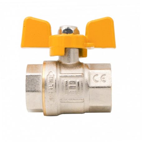 Gáz golyóscsap pillangó karos  3/4" BB eco, 5 Bar, (RG-DFF34T)