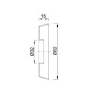 Csőtakaró 32x92, rozetta, (STY-066-32)