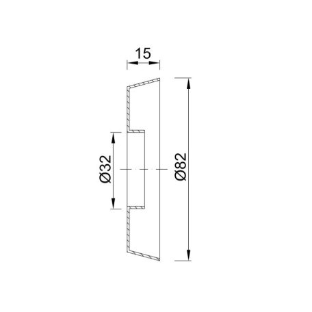 Csőtakaró 32x92, rozetta, (STY-066-32)