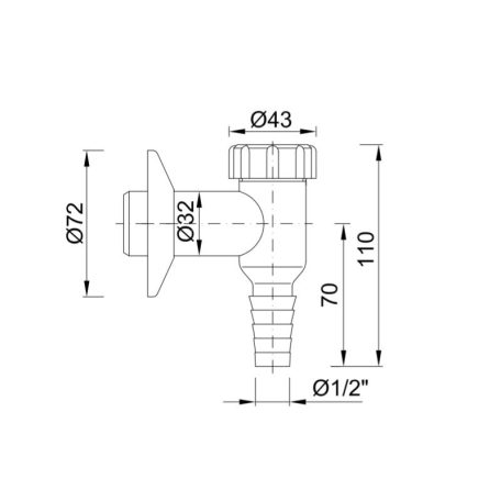 Falonkívüli mosó-, és mosogatógép szifon, fehér (STY-529)