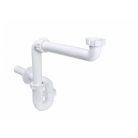 Helytakarékos csőszifon 5/4", leeresztőszelep nélkül, 32 mm-es (STY-641-32-2)