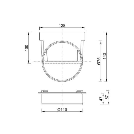 Kültéri folyóka bekötő elem, magas folyókához (STY-910)