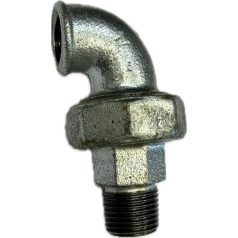 Horganyzott  Könyök   1/2" KB hollandi (ZN-CH12)